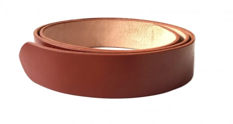 Cheap Leonardo Carbone 5000 Gürtelrohling "Rolf" aus robustem Leder - Cognac