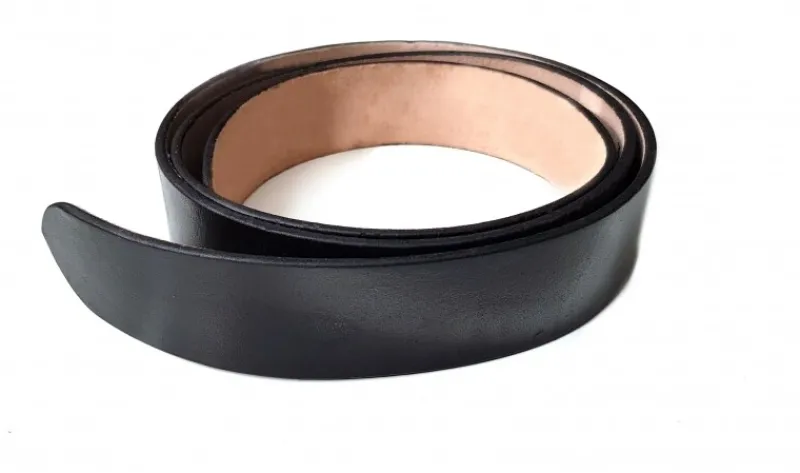 Best Sale Leonardo Carbone 5000 Gürtelrohling "Rolf" aus robustem Leder - Schwarz