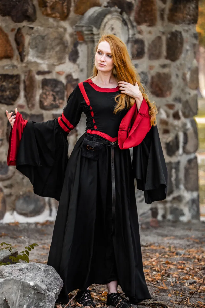 Best Sale Leonardo Carbone 4905 Kapuzenkleid aus Viskose "Isolde"