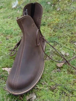 New Leonardo Carbone 017 Lederschuhe- Braun