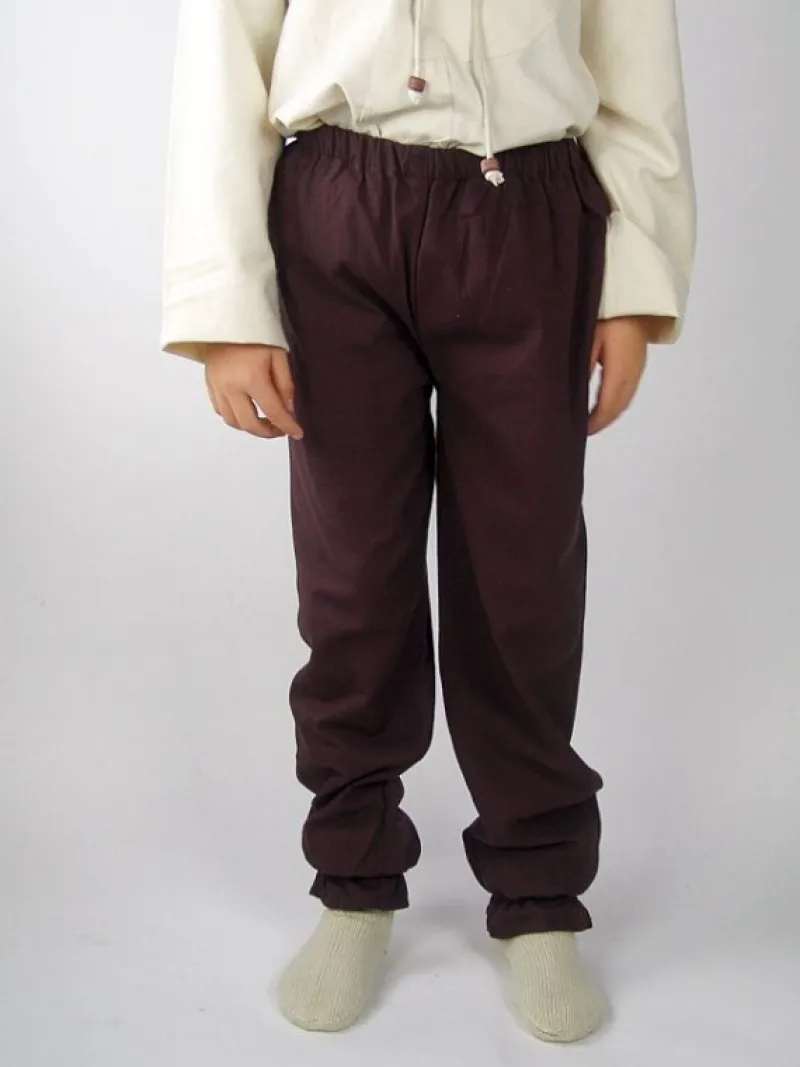 Sale Leonardo Carbone Baumwoll-Kinderhose Schwarz