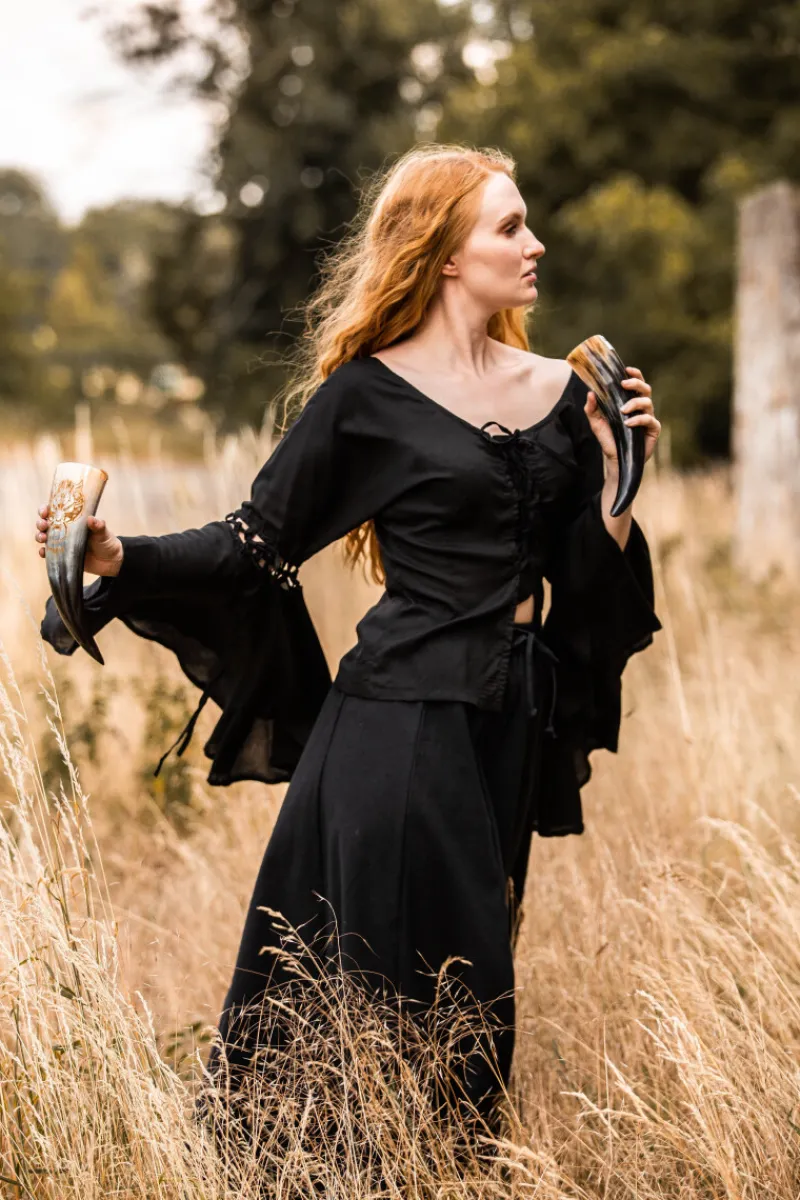 Best Sale Leonardo Carbone Bluse "Carmen" Schwarz