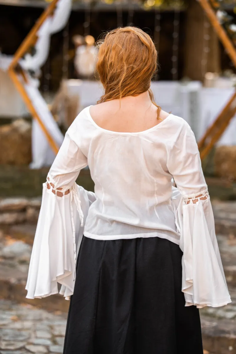 Flash Sale Leonardo Carbone Bluse "Carmen" Weiß