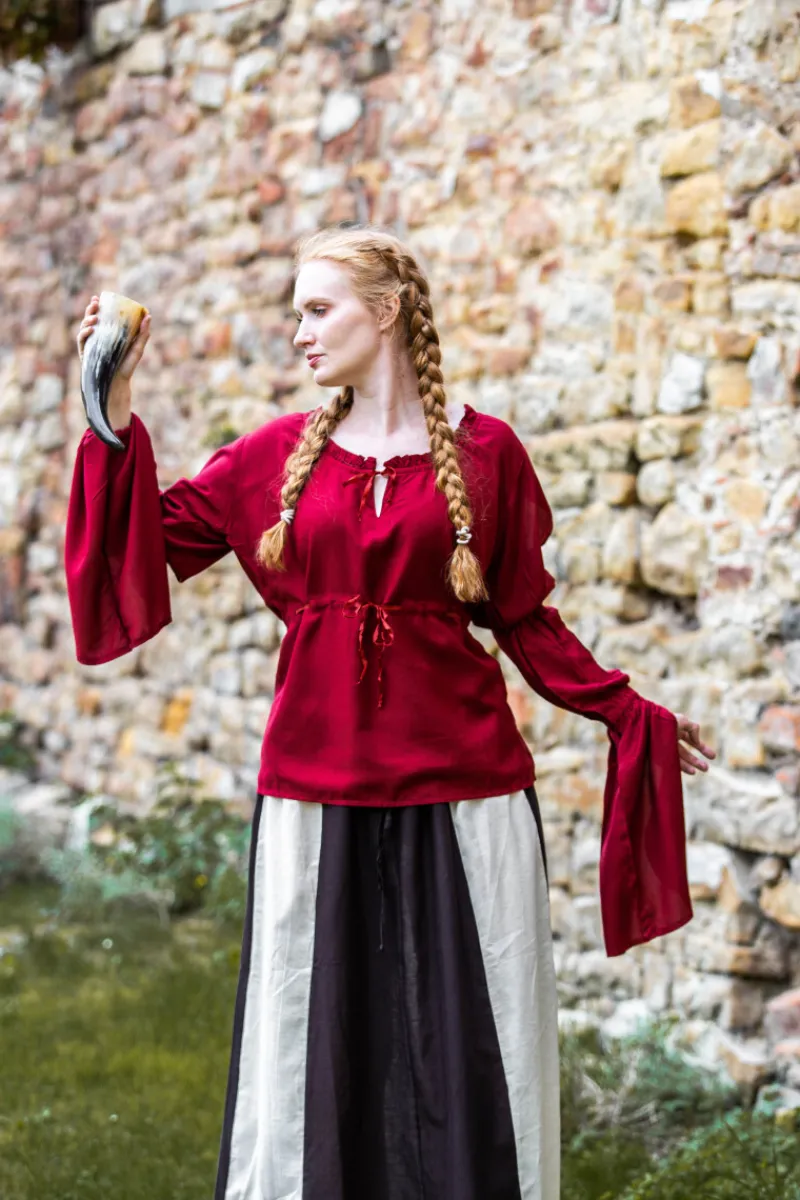 Clearance Leonardo Carbone Bluse "Victoria" Rot