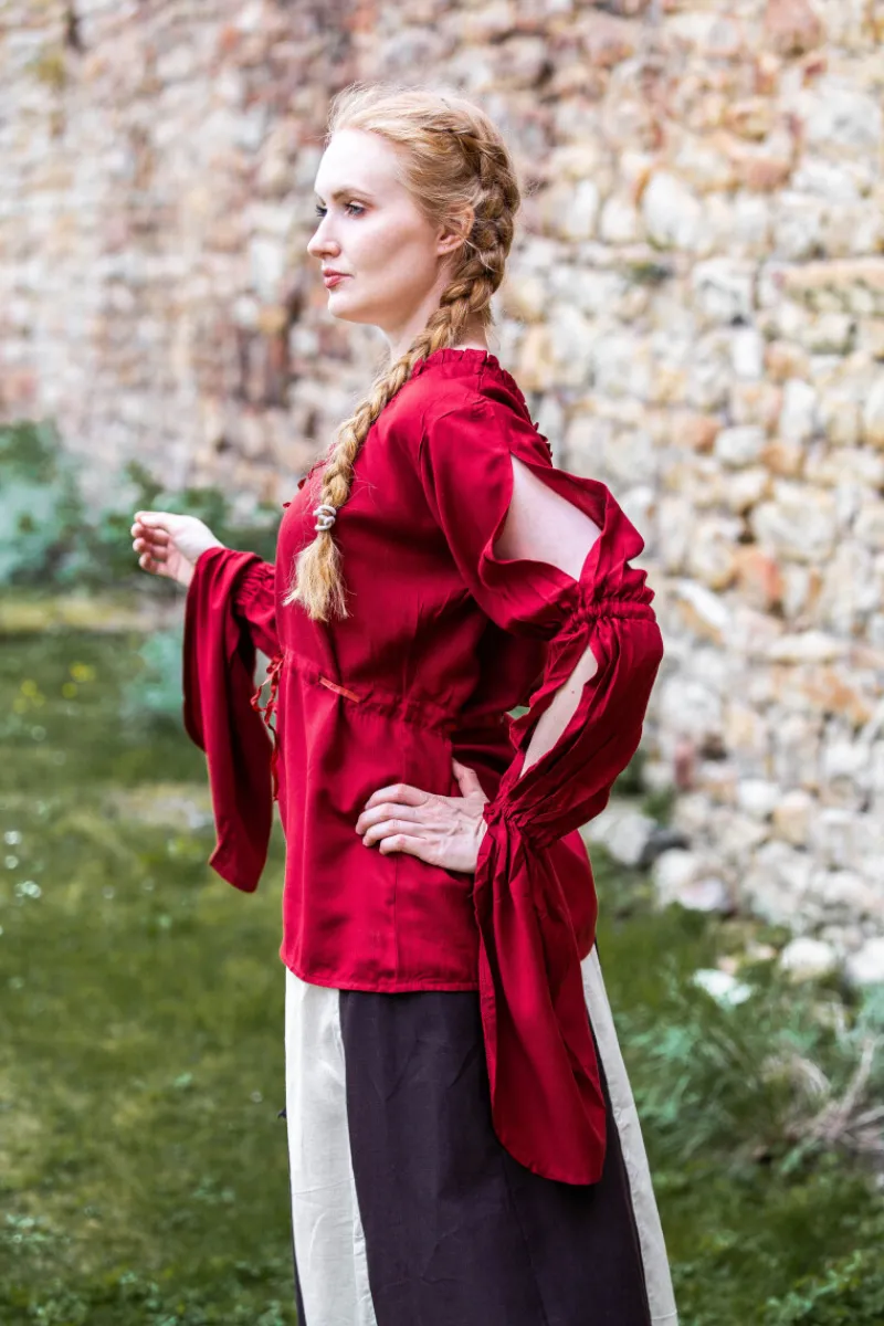 Clearance Leonardo Carbone Bluse "Victoria" Rot