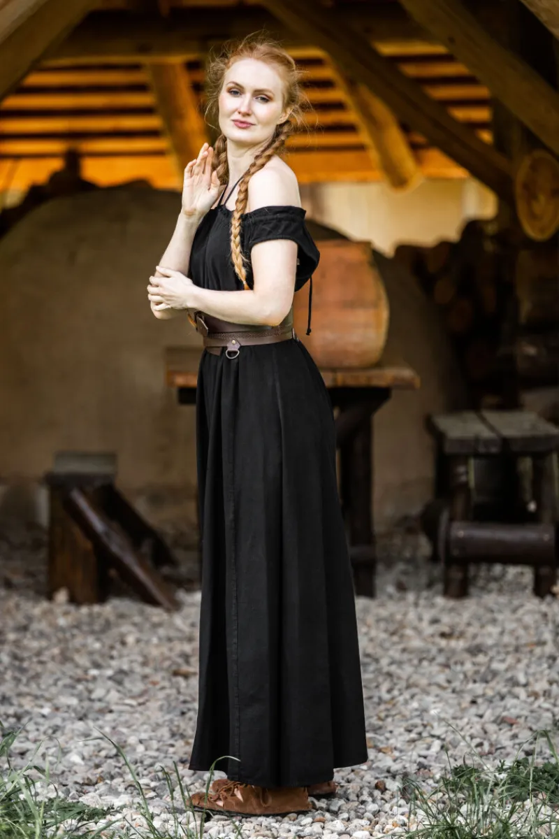 Cheap Leonardo Carbone Bodenlanges Kleid "Ella" Schwarz