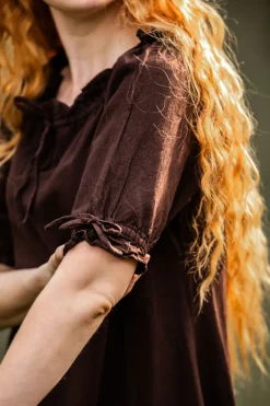 Online Leonardo Carbone Bodenlanges Kurzarmkleid 