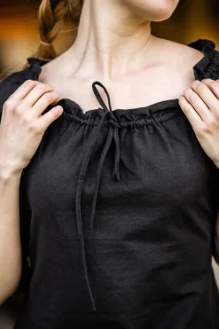 Best Leonardo Carbone Bodenlanges Kurzarmkleid