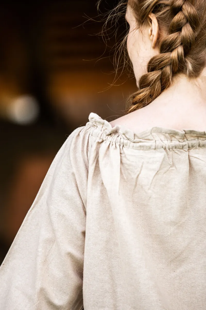 Best Sale Leonardo Carbone Bodenlanges Langarmkleid "Mechthild" farben Hanf