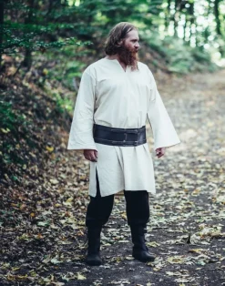 Flash Sale Leonardo Carbone Breiter Wikingergürtel "Joon" aus Leder Braun