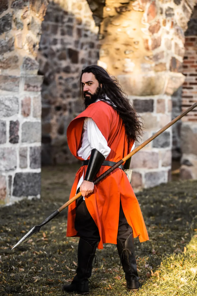 Sale Leonardo Carbone Einfarbiger Waffenrock "Frederick" Rot