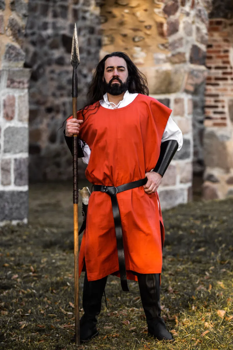 Sale Leonardo Carbone Einfarbiger Waffenrock "Frederick" Rot