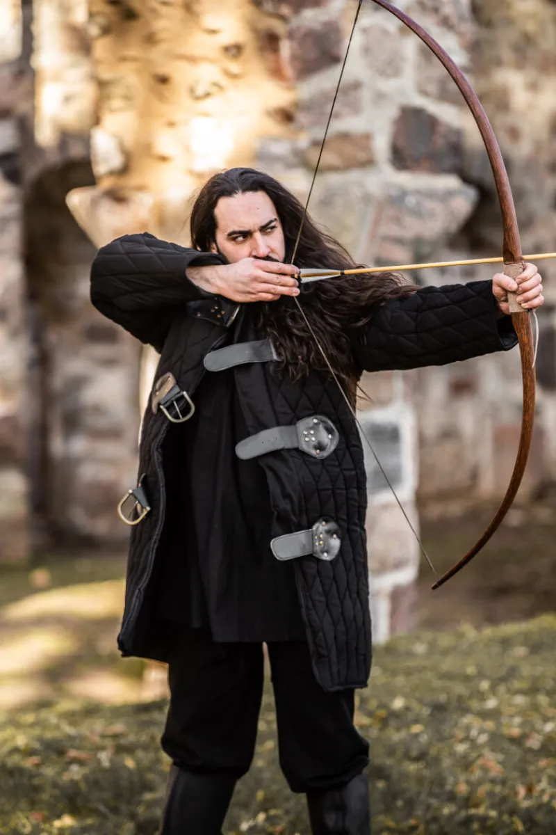 Sale Leonardo Carbone Gambeson mit Schließen "Frieso" Schwarz