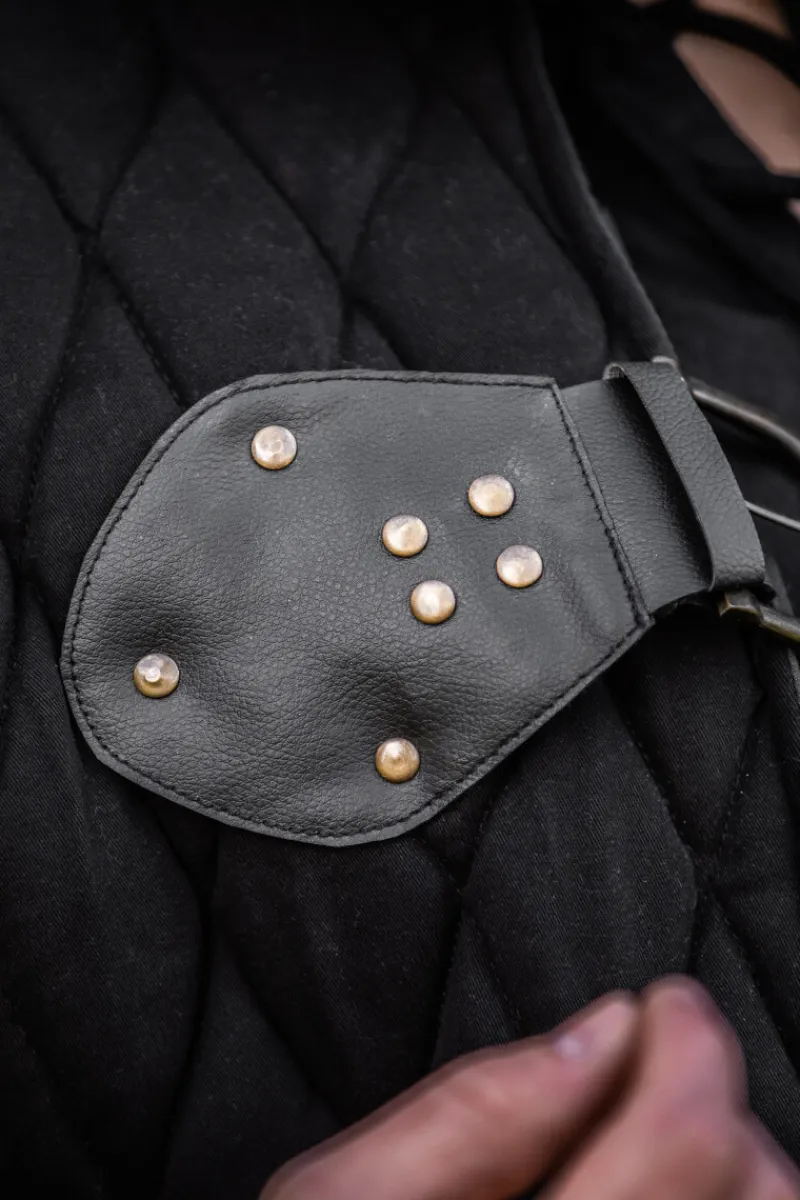 Sale Leonardo Carbone Gambeson mit Schließen "Frieso" Schwarz