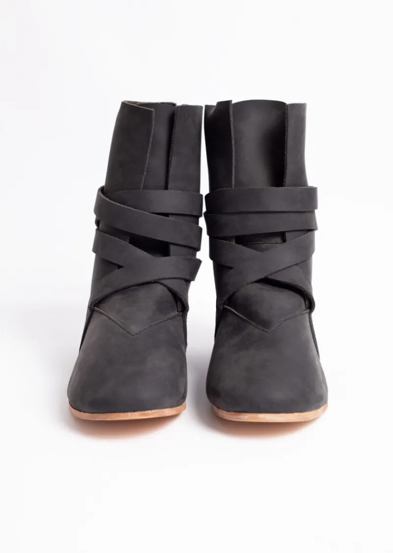 Best Sale Leonardo Carbone Haithabu Stiefel mit Ledersohle "Sjur" Schwarz