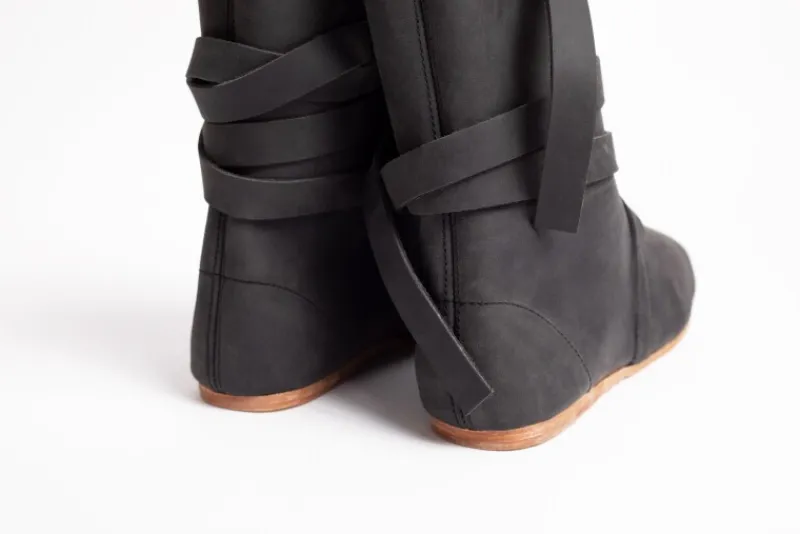 Best Sale Leonardo Carbone Haithabu Stiefel mit Ledersohle "Sjur" Schwarz