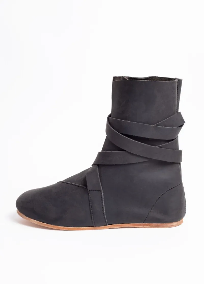 Best Sale Leonardo Carbone Haithabu Stiefel mit Ledersohle "Sjur" Schwarz
