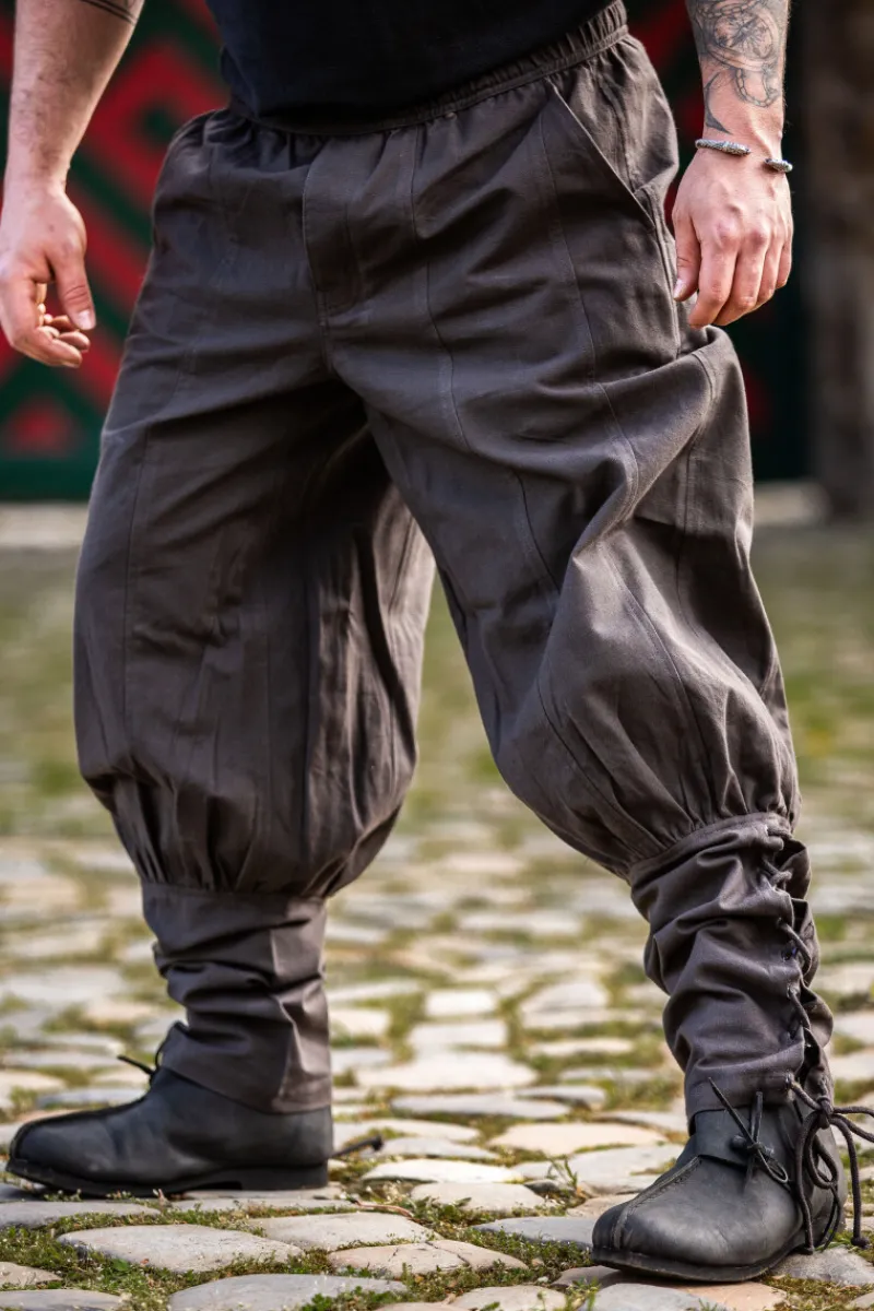 Store Leonardo Carbone Hose "Tiago" mit Beinschnürung Braun
