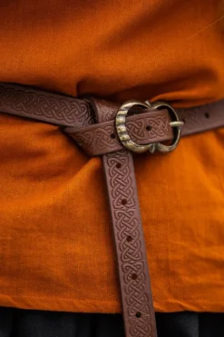 Best Sale Leonardo Carbone Keltischer Ledergürtel 