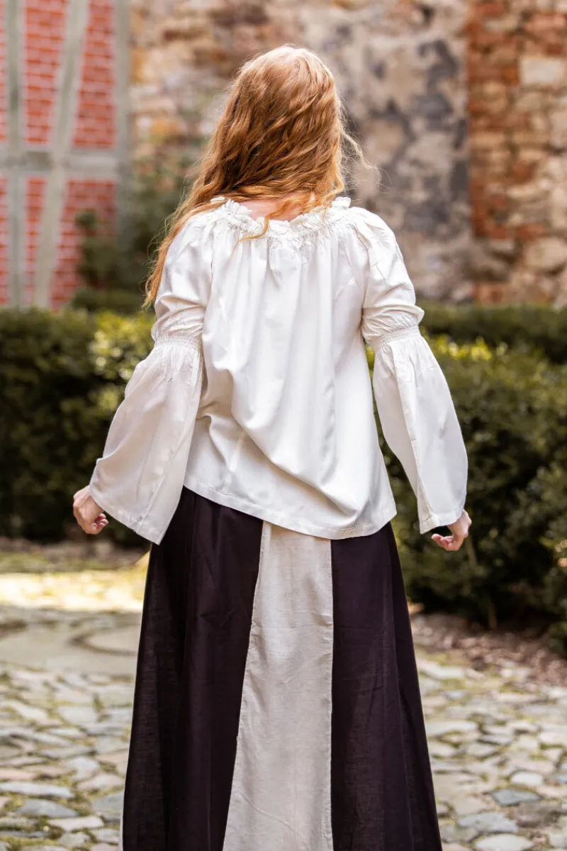 Discount Leonardo Carbone Klassische Mittelalterbluse "Emma" Natur