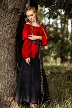 Store Leonardo Carbone Klassische Mittelalterbluse 