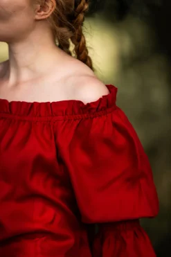 Store Leonardo Carbone Klassische Mittelalterbluse 