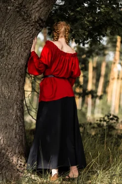Store Leonardo Carbone Klassische Mittelalterbluse 