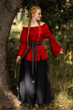 Store Leonardo Carbone Klassische Mittelalterbluse 