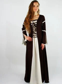 Sale Leonardo Carbone Kleid mit Trompetenärmeln 