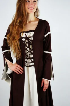 Sale Leonardo Carbone Kleid mit Trompetenärmeln 