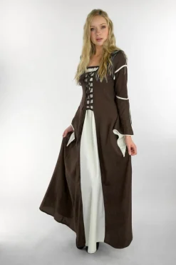 Sale Leonardo Carbone Kleid mit Trompetenärmeln 
