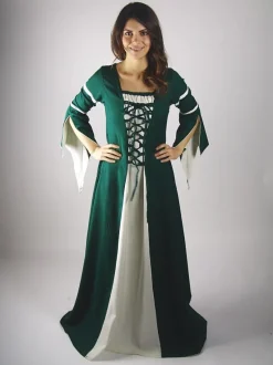 Discount Leonardo Carbone Kleid mit Trompetenärmeln 