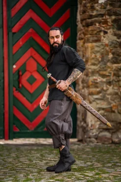 Best Leonardo Carbone Kniebundhose mit Unterbeinschnürung "Laurence" Braun