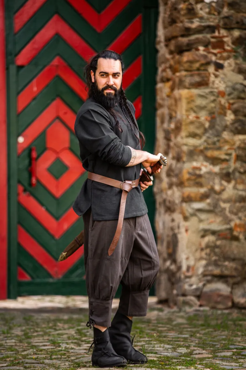 Best Leonardo Carbone Kniebundhose mit Unterbeinschnürung "Laurence" Braun