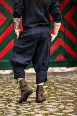 Fashion Leonardo Carbone Kniebundhose mit Unterbeinschnürung 