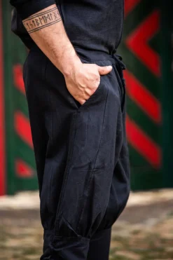 Fashion Leonardo Carbone Kniebundhose mit Unterbeinschnürung 