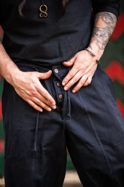 Fashion Leonardo Carbone Kniebundhose mit Unterbeinschnürung 