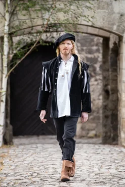 Flash Sale Leonardo Carbone Landsknechtjacke mit geschlitzten Ärmeln