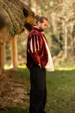 Flash Sale Leonardo Carbone Landsknechtjacke mit geschlitzten Ärmeln