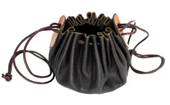 Flash Sale Leonardo Carbone Lederbeutel "Odo" aus Rindsleder Braun