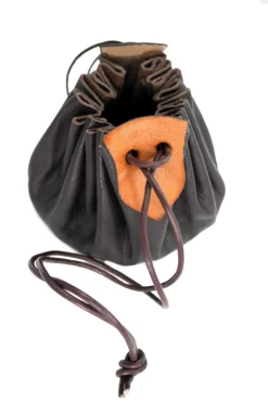 Flash Sale Leonardo Carbone Lederbeutel "Odo" aus Rindsleder Braun