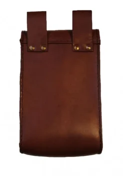 Best Sale Leonardo Carbone Ledergürteltasche "Bjarne" Braun