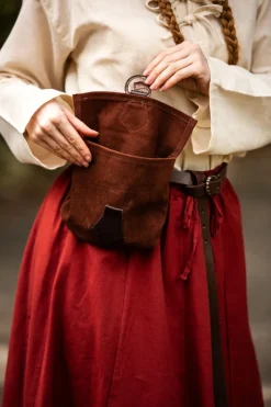 Hot Leonardo Carbone Leder-Gürteltasche mit Drachenschließe 