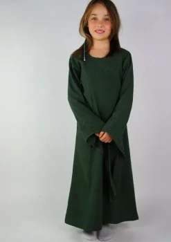 Outlet Leonardo Carbone Mädchenkleid mit Trompetenärmeln 
