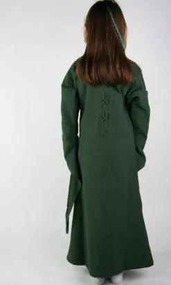 Outlet Leonardo Carbone Mädchenkleid mit Trompetenärmeln 