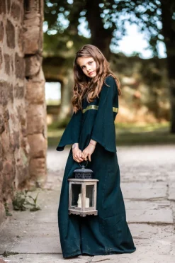 Shop Leonardo Carbone Mädchenkleid "Piccola Donna" Grün