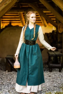Fashion Leonardo Carbone Mittelalter Bauernkleid 