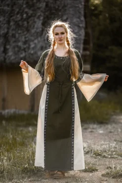 New Leonardo Carbone Mittelalter Baumwollkleid