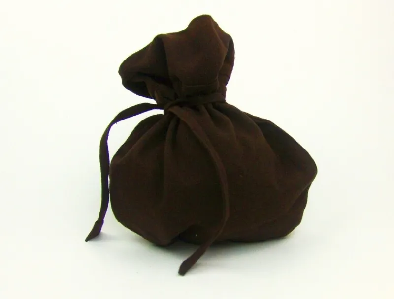 Discount Leonardo Carbone Mittelalter Beutel "Garin" Dunkelbraun
