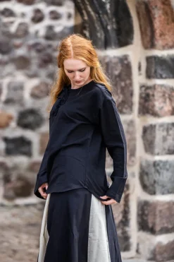 New Leonardo Carbone Mittelalter Bluse "Tilda" Schwarz